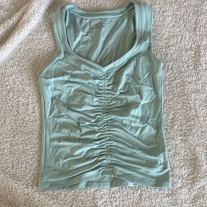Athleta Women's Aqua Ruched Tank Top